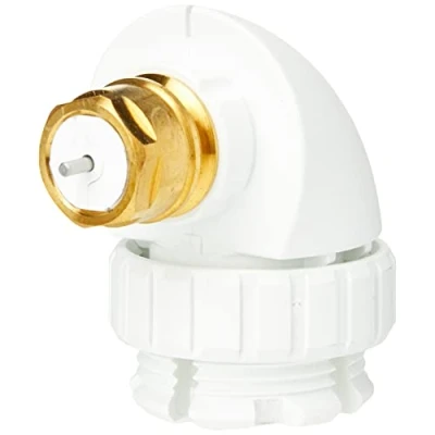 Afbeelding van Danfoss haakse adapter voor RA inserts wit