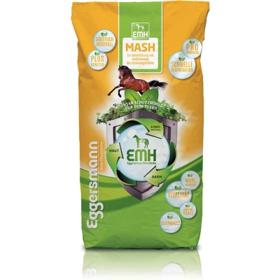 Afbeelding van Eggersmann EMH Mash Paardenvoer ter ondersteuning van de darmflora en een goede spijsvertering, zak 15 kg