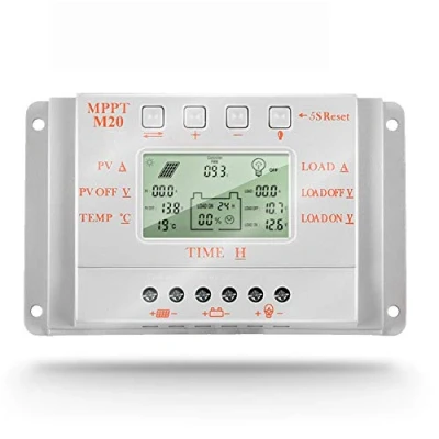 Afbeelding van SolaMr 20A Solar Charge Controller 12V/24V Automatische Identificatie Voltage Intelligente Regelaar met LCD Display M20