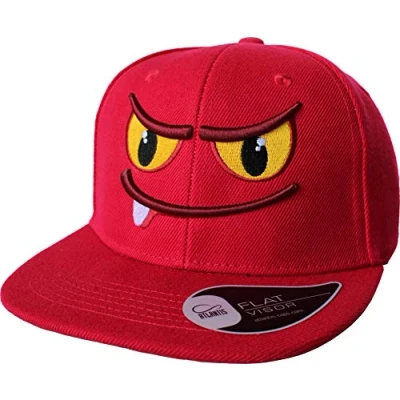 Afbeelding van Kindercap: Tandmonster Basecap Kinderpet Jongens Pet Sport Muts, rood, One size