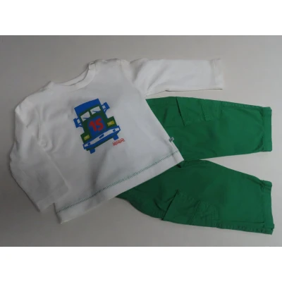 Afbeelding van Ensemble Jongens T shirt Lange mouw + broek Vrachtwagen 6 maand 68