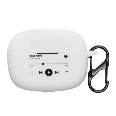 Afbeelding van kwmobile case compatibel met JBL Wave 200TWS Hoesje voor oordopjes in zwart Muziekspeler