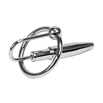 Afbeelding van Rimba Bondage Play Plasbuis plug met eikelring Ø 25 mm