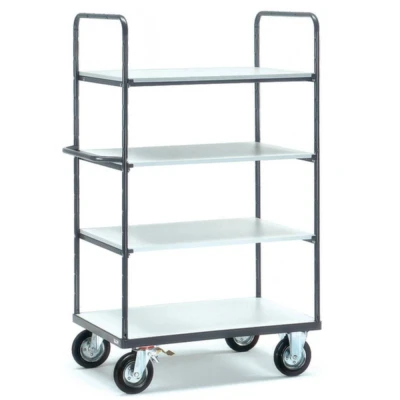Afbeelding van fetra 9303 Etagewagen ESD Staal Laadvermogen (max.): 400 kg Grijs