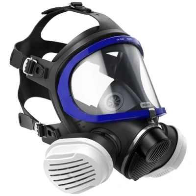 Afbeelding van Dräger X plore 5500 volgelaatsmasker incl. A2P3 filters Ademmasker voor lakkers, schilders Beschermt tegen gassen, dampen, fijnstof, deeltjes