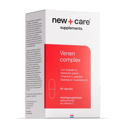 Afbeelding van New Care Venen complex bij zware vermoeide benen vegan 60 capsules