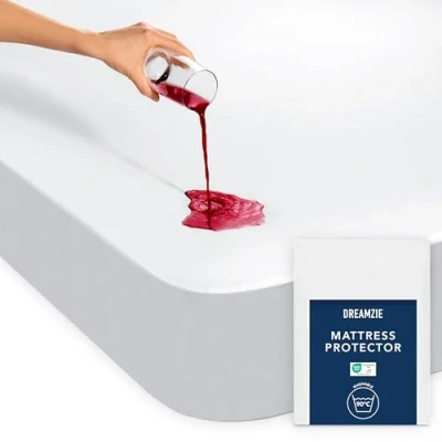 Afbeelding van Dreamzie Matrasbeschermer 80x200 Duurzame en Waterdichte Matras cm Optimale Bescherming Ademend