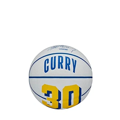 Afbeelding van Wilson NBA Player Icon Mini basketbal wit Curry