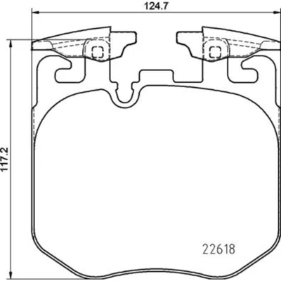 Afbeelding van Brembo Remblokset P 06 106