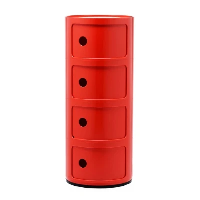 Afbeelding van Kartell Componibili Classic Large Rood Pot Interieur