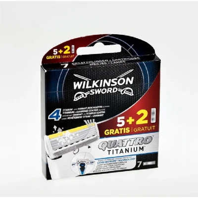 Afbeelding van Wilkinson sword Quattro titanium Core Motion 7 scheermesjes