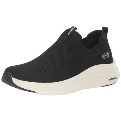 Afbeelding van Skechers Vrouwen Vapor Foam True Classic, Zwart Knit/Trim, 8 UK, Zwarte gebreide rand, 41 EU