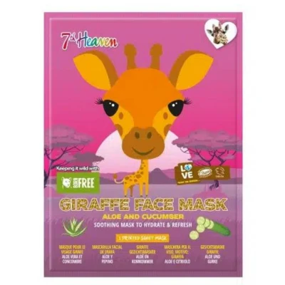 Afbeelding van 7th Heaven Giraffe Face Mask Aloe &amp; Cucumber
