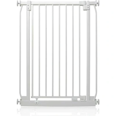 Afbeelding van Safetots Extra Hoge Elite Veiligheidshekje Assortiment, 71cm 80cm (70 opties beschikbaar), Mat Wit, Hoog 100cm in Hoogte, Drukbevestiging Traphekje, Babyhekje voor Deuren, Gangen en Ruimtes, Veiligheidsbarrière