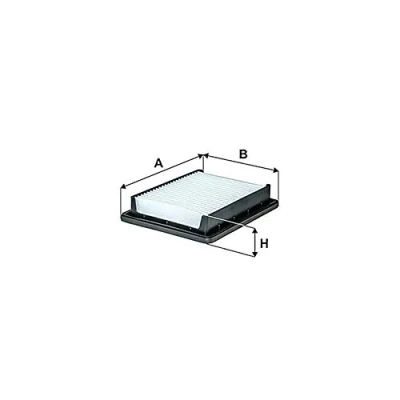 Afbeelding van MAGNETI MARELLI 153071762381 Luchtfilter 35mm 133mm 215mm Filter insert HYUNDAI: i10 I, KIA: Picanto II