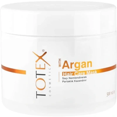 Afbeelding van Totex Argan Haarverzorgingsmasker 500ml Haarmasker behandeling Arganmasker voor beschadigd dun droog haar