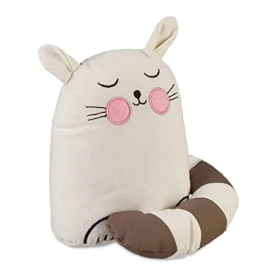 Afbeelding van deurstopper kat zandvulling decoratie baby en kinderkamer 22 x 20 15,5 cm