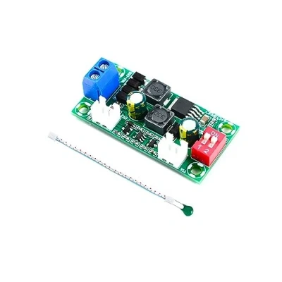 Afbeelding van Fan Speed Control Module, DC 5 V ventilatorsnelheidsregelmodule, automatische temperatuurregelaar NTC sensor voor 500 mA ventilator