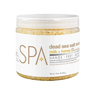 Afbeelding van BCL SPA Dead Sea Salt Soak Milk+Honey 454 gr