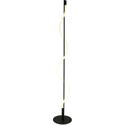 Afbeelding van Searchlight Vloerlamp Serpent 141cm zwart EU57213BK