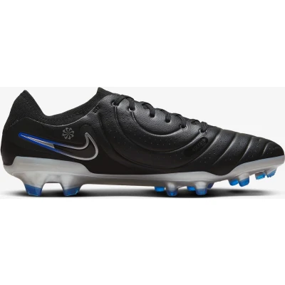 Afbeelding van Nike Performance Legend 10 PRO FG Voetbalschoenen met kunststof noppen, Heren, Maat: 39, Black/chrome/hyper royal Imitatieleer/ textiel