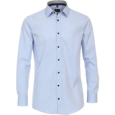 Afbeelding van Venti Modern FIT Overhemd, Heren, Maat: 40, Light blue