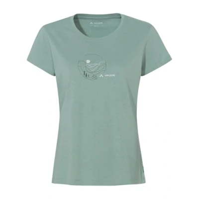 Afbeelding van Vaude Cyclist Tshirt print, Dames, Maat: 46, Dusty fern