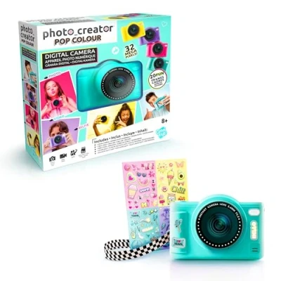 Afbeelding van Canal Toys Photo Creator Pop Digitale Camera Kleur Groen Inclusief 32GB SD kaart
