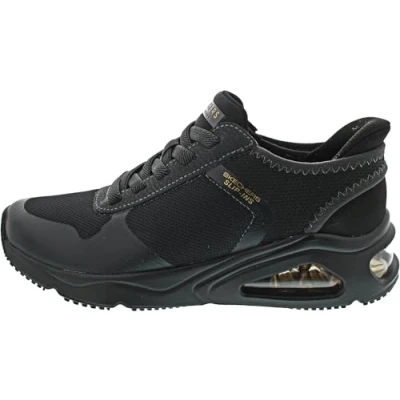 Afbeelding van Skechers Tres Air Uno Easy Steppers Dames Sneakers Zwart Maat 36