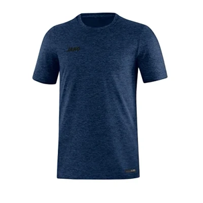 Afbeelding van T shirt Premium Basics Marine gemeleerd / 4XL