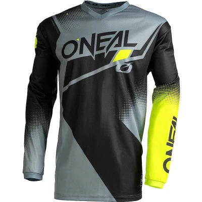 Afbeelding van Oneal Element Racewear V.22 Motorcross Trui, zwart grijs geel, afmeting M voor man