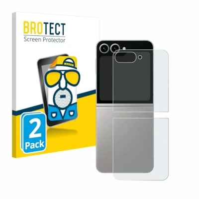 Afbeelding van BROTECT (2 Stuks) Antireflecterende Beschermfolie voor Samsung Galaxy Z Flip6 (Achterkant) Anti Glare Screen Protector, Mat, Ontspiegelend