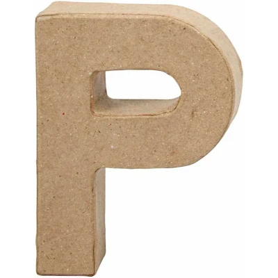 Afbeelding van Creativ Company Letter Papier maché P, 10cm