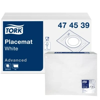 Afbeelding van Tork Placemat 27x42cm Wit 474539