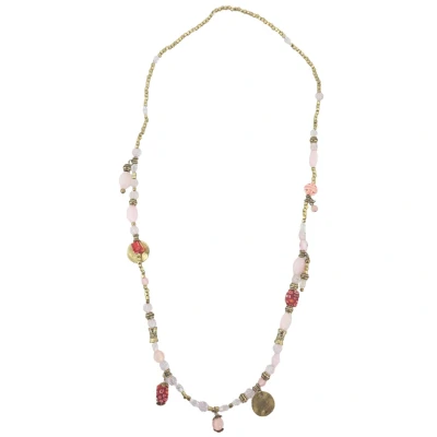 Afbeelding van Behave Lange ketting met verschillende decoratieve kralen