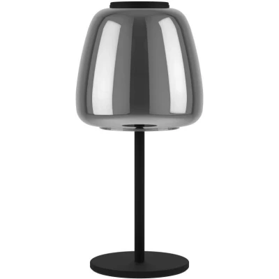 Afbeelding van EGLO connect Alfero Z Tafellamp LED Staal;Glas Zwart;Chroom
