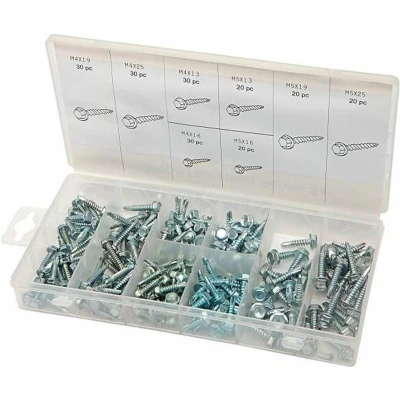 Afbeelding van HBM 200 Delig Zelftappende Schroeven Assortiment