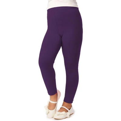 Afbeelding van Merry Style MS MS10 130 LE Meisjes Lang Leggings Sport Vrijetijdsbroek Viscose Sporbroek Yogabroek Pruim 158
