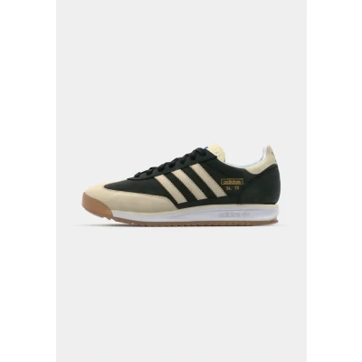 Afbeelding van adidas Originals SL 72 RS Unisex Sneakers laag, Maat: 36, Core black/cream white Leer/ synthetisch