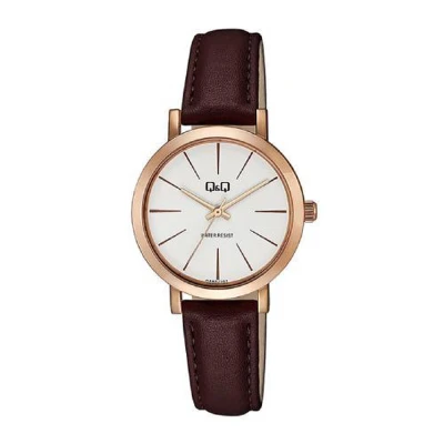 Afbeelding van Q&amp;Q by Citizen q893j101y dames horloge 30 mm rosé