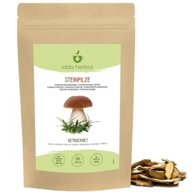Afbeelding van gedroogde eekhoorntjesbrood (50 g), Boletus Edilus, Eekhoorntjesbrood, hele steenchampignons, 100% natuurlijk en puur, veganistisch