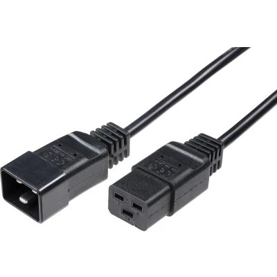 Afbeelding van Microconnect PE141510 electriciteitssnoer Zwart 1 m C20 stekker C19