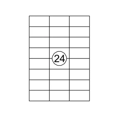 Afbeelding van Etiket Quantore 70x37mm 2400stuks