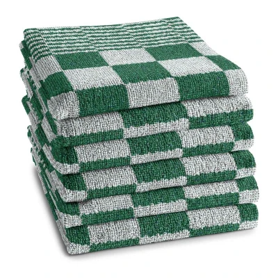 Afbeelding van Keukendoek DDDDD Barbeque Green (set van 6)