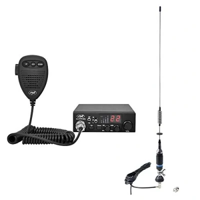 Afbeelding van PNI Pakket CB radio HP 8000L ASQ Escort met S75 antenne kabel en vaste houder