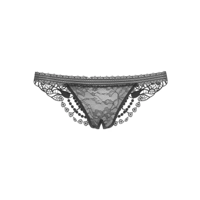 Afbeelding van Lascana Ouvert String, Dames, Maat: 44/46, Schwarz
