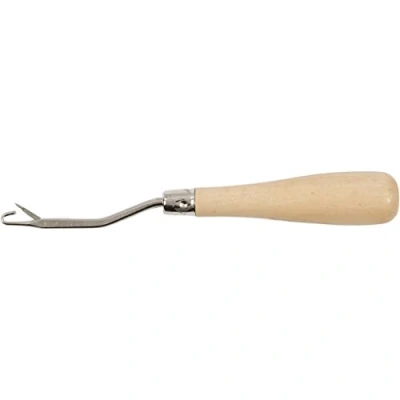 Afbeelding van Creotime Haaknaald 15,5 Cm Staal/hout Blank