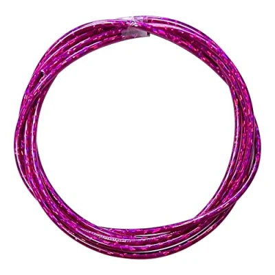 Afbeelding van cyclingcolors Remslang voor fiets, 5 mm, universele kabel, MTB, straat, stadsinleg, performance, 3 m (laserroze)