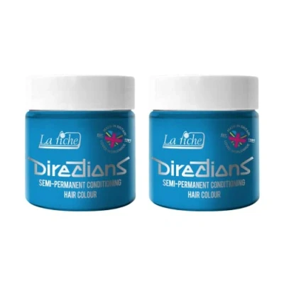 Afbeelding van La Riche Directions Semipermanente haarverf, 100 ml, blik van 2 stuks, pastelblauw
