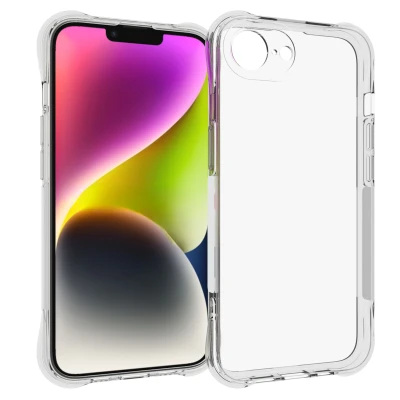 Afbeelding van iPhone SE 4 Hoesje Siliconen en TPU (zacht) imoshion Softcase/Backcover Transparant Telefoonhoesje